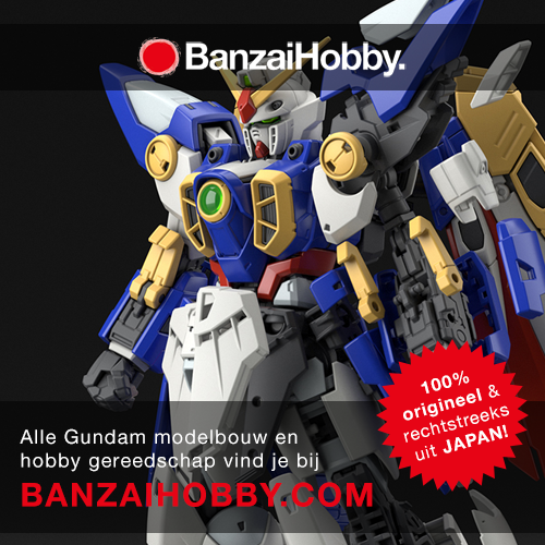 Alle Gundam en hobby gereedschap vind je op Banzai Hobby