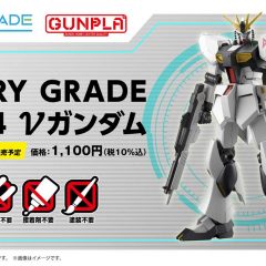 Entry Grade RX-93 Nu Gundam komt in de lente uit